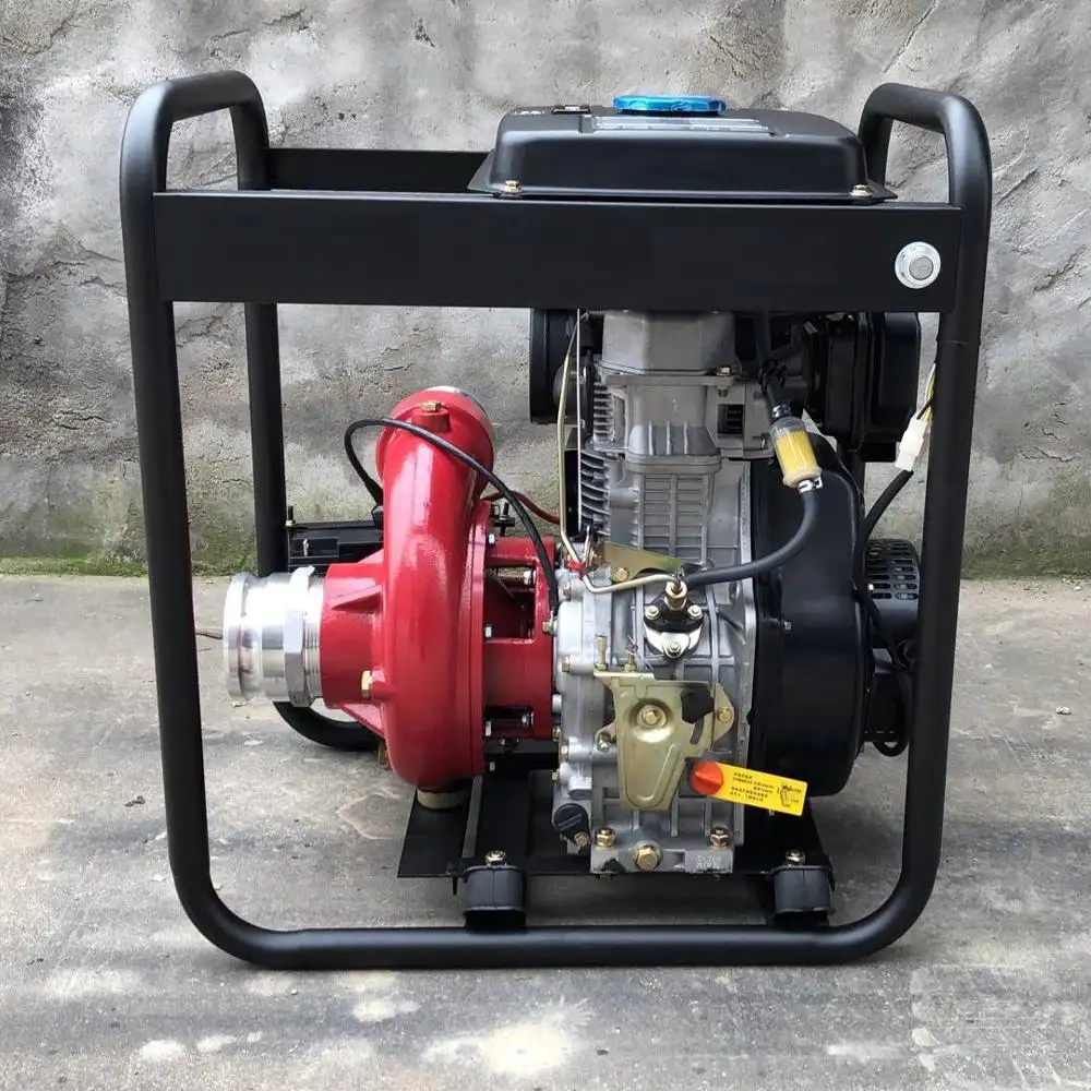 KONGKA Pompa Air Pertanian, Pompa Air Diesel Tekanan Tinggi 4 Inci 13hp 192F