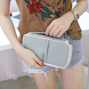 Organizzatore di portafogli in poliestere impermeabile porta carta d'identità di viaggio alla moda - Product Image 2