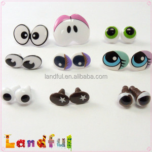 Oval de plástico divertido juguete ojo en forma de manzana <span class=keywords><strong>ojos</strong></span> cómicos DIY artesanía marioneta de peluche Animal dibujos animados impreso <span class=keywords><strong>ojos</strong></span> de seguridad - Product Image 4