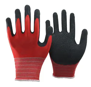 Nmshield Handschoen Gecoat Met Rubber Glass Handling Handschoenen Handschoenen Latex