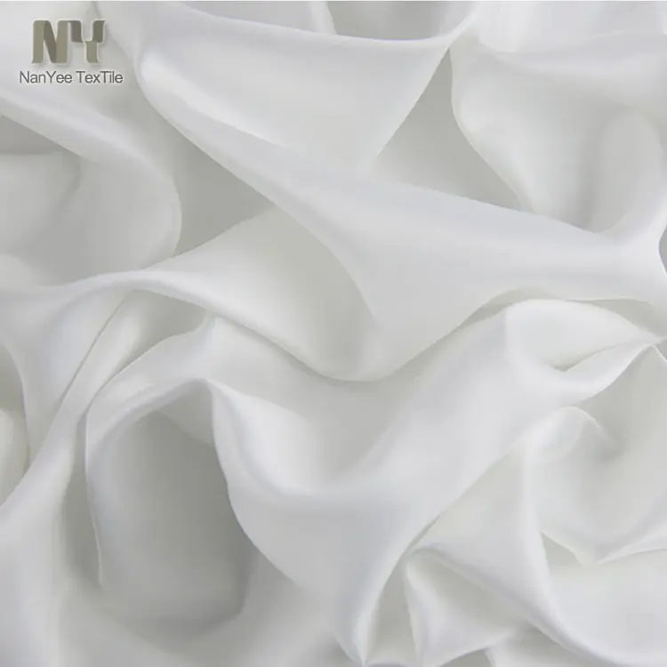 Nanyee Textile Supplied From Stock Soft Polyester Stretch Matte Satin Fabric