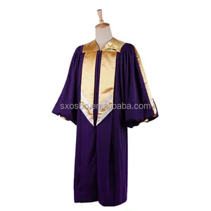 Precio barato de alta calidad clero trajes al por mayor en el coro de la iglesia vestidos trajes/vestidos para los adultos