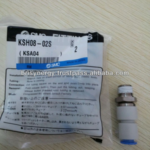 Raccord SMC KSH08-02S Série KS Raccords Connecteur Mâle Rotatif à Connexion Rapide - Product Image 1