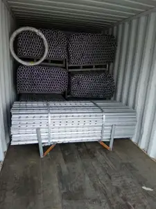 أعمدة معدنية مجلفنة بالغمس الساخن لدعم نباتات العنب في الكروم - Product Image 6