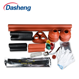 الحرارة يتقلص أنبوب كابل المحطة الطرفية عالية الجهد في الهواء الطلق مجموعة انكماش الحرارة و لصق اكسسوارات 15KV - Product Image 5