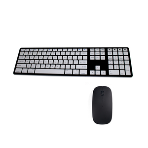 Guangdong beyaz mini ultra ince İspanyolca bluetooth 3.0 klavye kablosuz 2.4g klavye ve fare - Product Image 5
