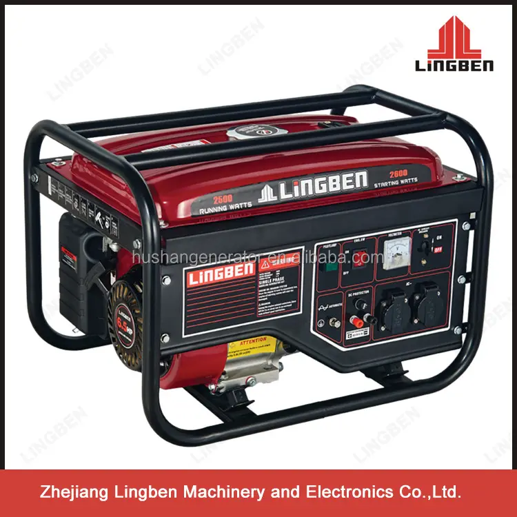 Lingben Zhejiang 2kva benzin 5.5hp generator LB3500-C