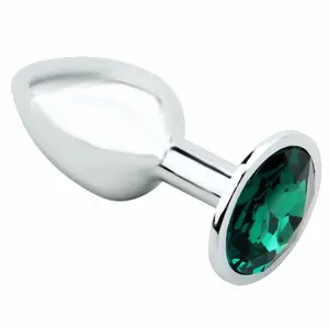 Extreme Ass Lock Exotic Anal Plugs Coeur Métal Acier Inoxydable Ass Lock Butt Plug Taille M