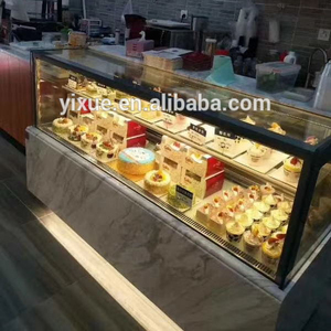 2.4M (8ft) Thương Mại Sang Trọng Bakery Glass Hiển Thị Tủ Lạnh Bánh Làm Lạnh Tủ Trưng Bày - Product Image 4