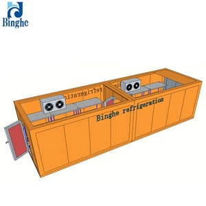 Chambre froide industrielle Fresno Fresh Steph Curry avec compresseur TECUMSEH, écologique, 220v-380V, utilisée pour le stockage à froid des feuilles de bananier, ferme - Product Image 2