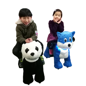 Jouets d'animaux en peluche pour enfants, batterie et pièces de monnaie, plusieurs sortes de peluches, pour l'équitation, pour les enfants - Product Image 4