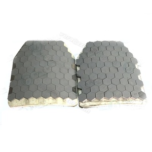 Cerámica de <span class=keywords><strong>Carburo</strong></span> de Boro Resistente a Impactos, Azulejo y Placa Hexagonal B4C, OEM - Product Image 3