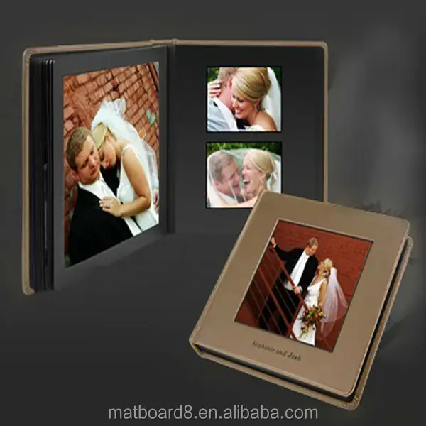 Album photo en PVC, 1 feuille, vente en gros, mariage, fabriqué en chine