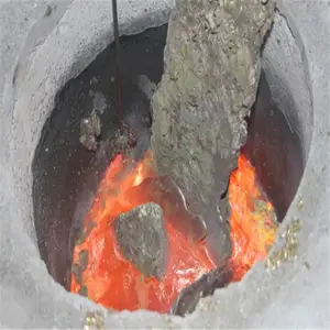 Medio frecuencia de inducción horno de fusión de para la chatarra de cobre