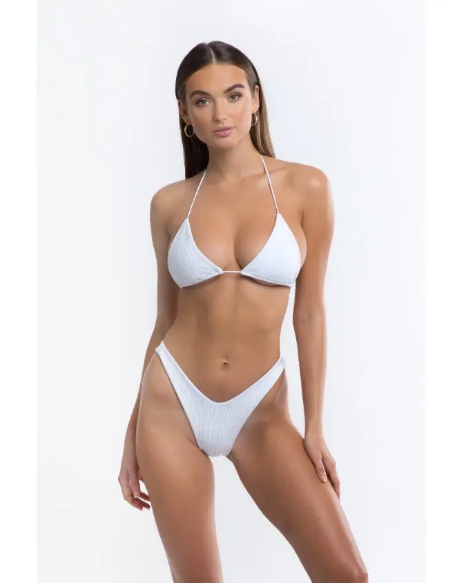 Baju Renang Wanita Bikini Seksi Set Bikini Solid Push Up Pakaian Renang Pinggang Tinggi Pakaian Pantai Pakaian Renang Baru