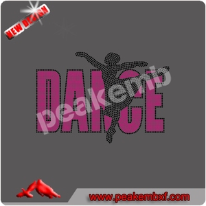 Moda <span class=keywords><strong>Bling</strong></span> Rhinestone Dance Girl motivo de revisiones 2014 de transferencia de Piedra de Cristal - Product Image 1