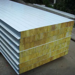 低成本绝缘钢屋顶板 EPS 夹芯板