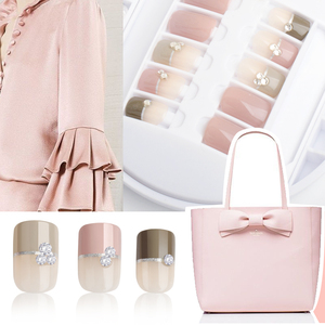 Nouvelle mode confortable doux <span class=keywords><strong>faux</strong></span> <span class=keywords><strong>ongles</strong></span> pointe <span class=keywords><strong>diamant</strong></span> carré <span class=keywords><strong>faux</strong></span> <span class=keywords><strong>ongles</strong></span> artificiels - Product Image 5