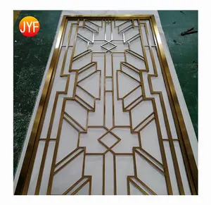 ZZ34 Bán Buôn Laser Cut Kim Loại Lưới Mdf Trang Trí Treo Phòng Divider - Product Image 1