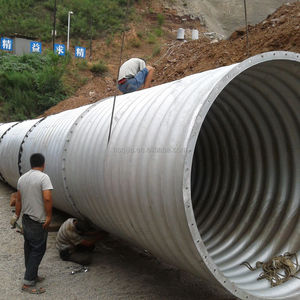 Tubería de <span class=keywords><strong>Alcantarilla</strong></span> de Acero Corrugado en Venta, Tubería de <span class=keywords><strong>Alcantarilla</strong></span> de Acero Corrugado de 18 Pulgadas en Venta, Precios de Alcantarillas de Acero Corrugado Galvanizado - Product Image 5