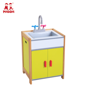 En Bois Meubles <span class=keywords><strong>de</strong></span> Cuisine jouet ensemble 5 pièces Enfants Cuisine jouer ensemble Asiatique jouer à faire semblant jouet - Product Image 4