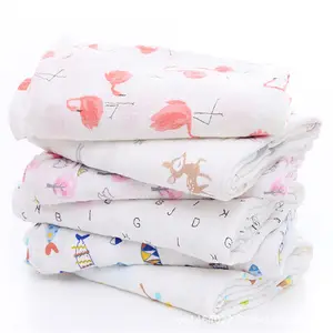 Organic Muslin Baby Cotton Swaddle with Gift Box 47x47 inch Muslin Baby Blanket