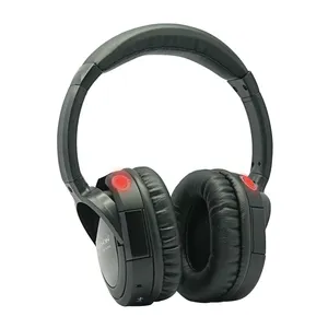 RF wireless headphones and transmitter for wireless tour guide system and silent disco