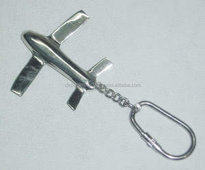 พวงกุญแจอลูมิเนียมหล่อขึ้นรูปเครื่องบินรบแบบกำหนดเองสำหรับเป็นของขวัญ - Product Image 2