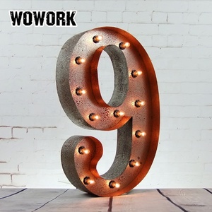 Wowork 2025 mới ngoài trời không thấm nước Cổ Điển Mới nổi Edison dẫn bóng đèn thư Bảng chữ cái ánh sáng cho cử<span class=keywords><strong>a</strong></span> sổ cử<span class=keywords><strong>a</strong></span> hàng hiển thị - Product Image 6