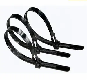 Wholesale Nylon PA66 Cable Tie 2.5* 100mm Reusable Flexible Plastic Zip Tie 8Inch Twist Ties