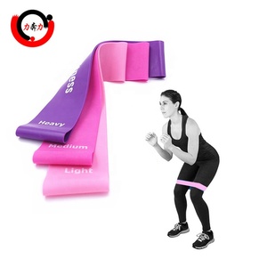 Mới Nhất Tùy Chỉnh In Đào Tạo Hồng Tập Thể Dục Ban Nhạc Kháng Vòng Lặp Tự Nhiên Latex 3 Cái Một Bộ Ngắn Tập Thể Dục Chiến Lợi Phẩm Ban Nhạc - Product Image 4