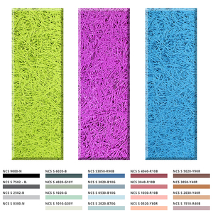 <span class=keywords><strong>Techo</strong></span> acústico de lana de madera color café - Product Image 4
