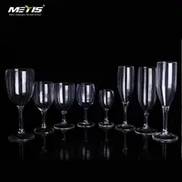 Недорогие бокалы B5001 из поликарбоната, бокалы для питья, пластиковые бокалы для красного вина, сделано в Китае