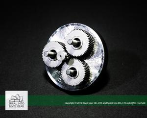 Moteur à engrenages de transmission à pignon de haute précision personnalisé de haute qualité certifié ISO9001 en matériau ferreux doré durable - Product Image 2
