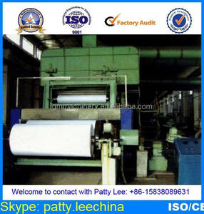 3200 mm newsprinting paper machine, Capacity: 45 ton/days, raw material: the paper scraps, stalk, Virgin pulp - Product Image 2