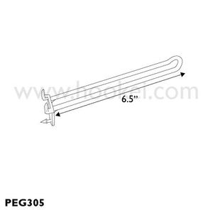 Supermarket White Plastic Pegboard <b>Hooks</b> ABS <b>Display</b> Hanging <b>Hook</b> Accessories for Store Office - Product Image 5