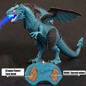Vendita calda RC <span class=keywords><strong>dinosauro</strong></span> giocattolo drago fiamma telecomando <span class=keywords><strong>dinosauro</strong></span> ambulante con luce e musica - Product Image 6