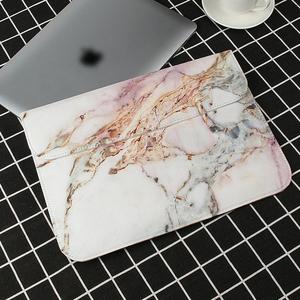 2019 New Pu Leather Sleeve for <strong>Macbook</strong> <strong>Air</strong>/Pro <strong>Case</strong> Cover 12 <strong>13</strong> <strong>13</strong>.3 15 <strong>Inch</strong> Wholesale - Black Marble - Product Image 2