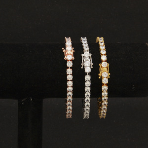 <span class=keywords><strong>Pulsera</strong></span> de <span class=keywords><strong>tenis</strong></span> con circonitas, cadena de <span class=keywords><strong>tenis</strong></span> estilo Hiphop con diamantes para hombre, pulseras de circonita, regalo, joyería al por mayor - Product Image 3