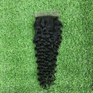 <span class=keywords><strong>Alibaba</strong></span> Expresso Preço Por Atacado Excelente Qualidade Cabelo Yoody Lace Encerramento Cabelo Virgem Brasileiro de 10 ''-20'' Polegada 4*4 Encaracolado - Product Image 2