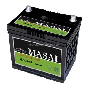 JIS Standaard MF batterij 46B24L onderhoud gratis auto batterij NS60L 12V45AH