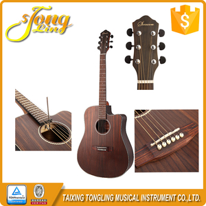 [TL0060] Próspero Mercado de la Guitarra Hecha A Mano de Caoba Cuello Guitarra Folk - Product Image 1