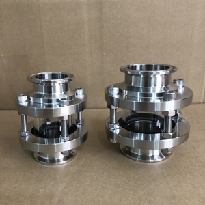 磨かれたステンレス钢トライクランプパイプ視力ガラス窓付き - Product Image 2