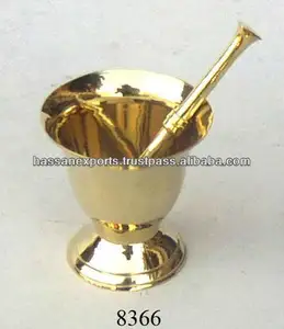 Decorative Brass Mortar/ Pestles