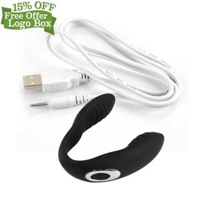 Impermeabile Ricaricabile di Tipo C G-Spot Giocattolo Adulto Del Sesso Coppie Vibratore 10 Velocità - Product Image 3