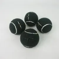 Набор из 4 черных теннисных мячей для стула, теннисные мячи для нарезания, теннисные мячи оптом