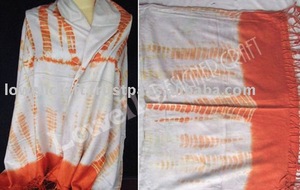 Lowellcraft ผ้าคลุมไหล่มัดย้อมผ้าวิสคอสสำหรับผู้หญิงสำหรับฤดูใบไม้ผลิ - Product Image 3