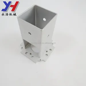 OEM ODM custom square aluminum base cover for gate post