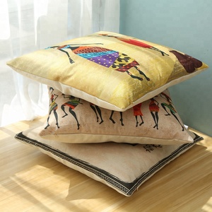 Trang Chủ Trang Trí Hình Ảnh Châu Phi In Kỹ Thuật Số Dân Tộc Đệm Bao Gồm Cho Ghế Sofa - Product Image 5