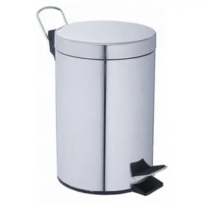 Grosir Tempat Sampah Stainless Steel Dasar Rumah Tangga Tong Sampah Tempat Sampah 3L/5L/7L/12L/20L/30L/40L